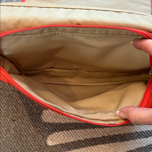 COACH ORANGE HANGING TOILETRY/COSMETICS BAG - Picture 6 of 13